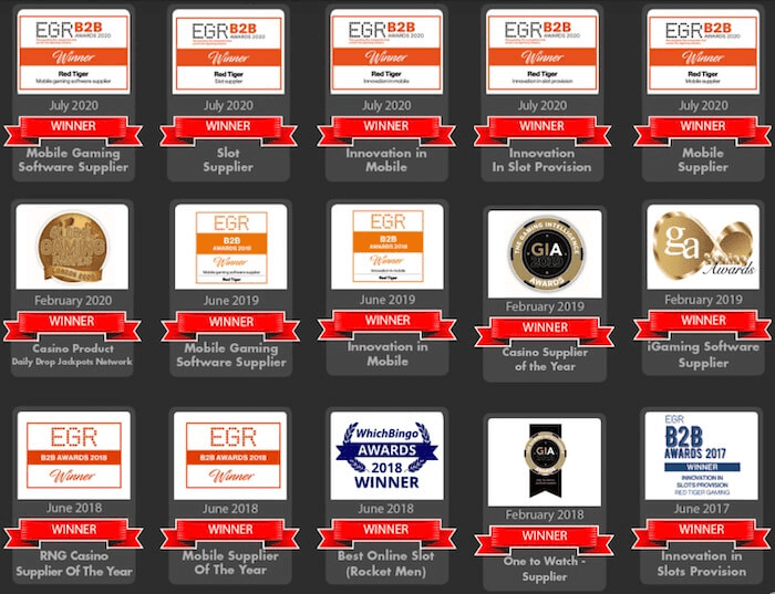 Red Tiger awards
