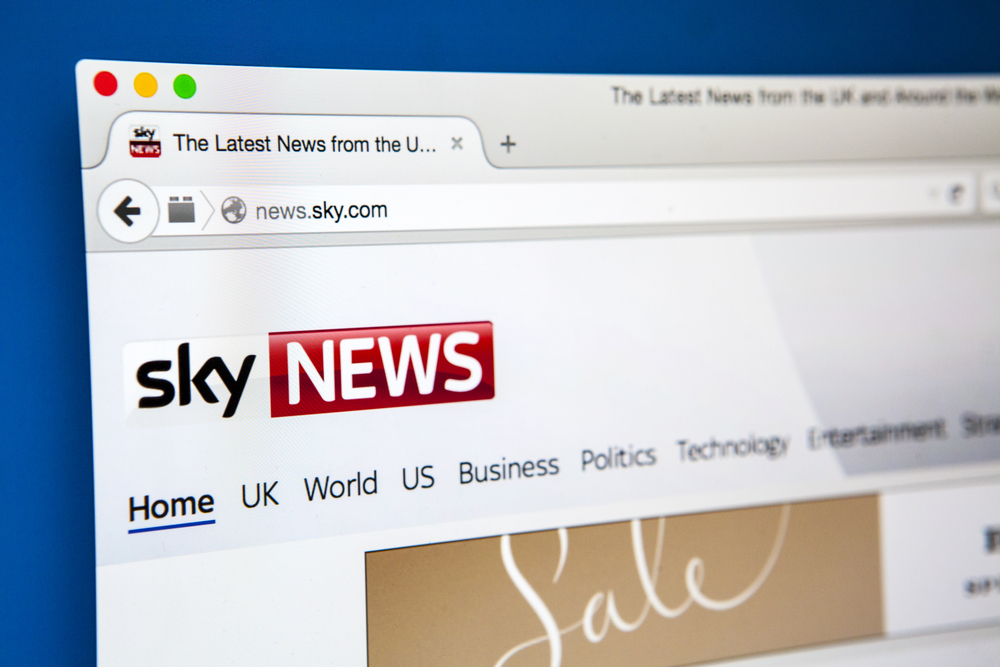 Sky News beschuldigt Beticht van het aanbieden van illegale praktijken in VK