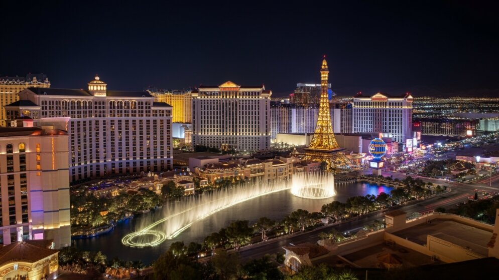 Omzet van casino’s op de Las Vegas Strip in maart sterk gedaald